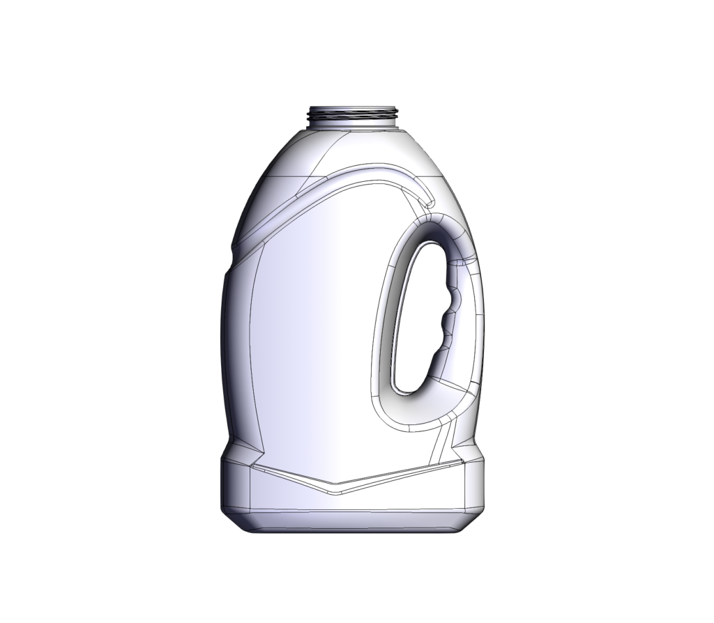 Canistră 4 litri Oxy pentru uz casnic 3D