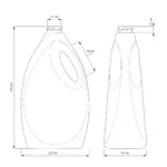 Canistră din plastic 5,7 litri Crystal